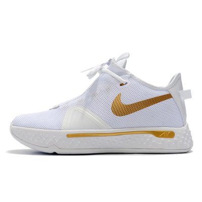 Nike Erkek Pg 4 Beyaz / Metal Altın Spor Ayakkabı Türkiye - 4NQ5E2KB